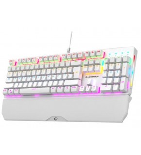 Rampage KB-R86 UMBRA Beyaz USB Rainbow Aydınlatmalı Blue  English Mekanik Gaming Oyuncu Klavye
