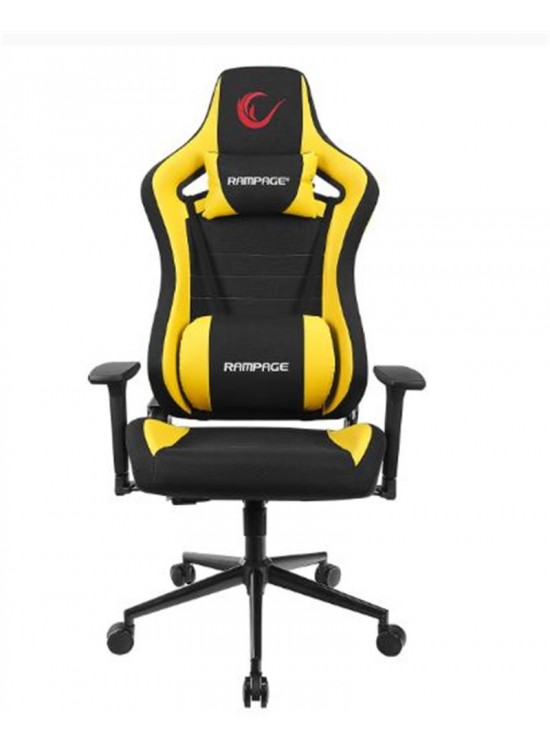 Rampage KL-R59 NOVA Siyah-Sarı Oyuncu Koltuğu Rampage KL-R59 NOVA Siyah-Sarı Oyuncu Koltuğu
