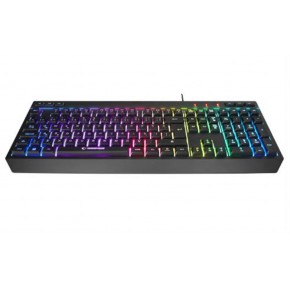 Rampage KM-R57  Siyah RGB Aydınlatmalı Q Oyuncu Multmedia Klavye ve 12800 DPI Mouse Gaming Set