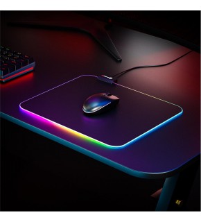 Rampage Pulsar MP-21 Siyah 252-328-3mm RGB Ledli Gaming Mouse Pad