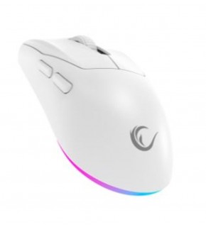 Rampage PROTE M5 PRO Kablosuz Beyaz RGB Ledli Şarjlı 26000 DPI 3395 Sensor Gaming Oyuncu Mouse