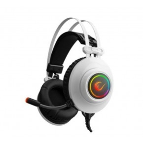 Rampage RM-K1 PULSAR Beyaz Usb 7.1 Surround+Titreşim RGB Gaming Oyuncu Mikrofonlu Kulaklık