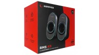 Rampage RMS-X3 2.0 6W Bluetooth Özellikli Siyah Multimedia RGB Işıklı Gaming USB Speaker