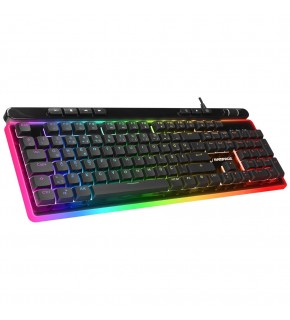 Rampage SHINE K14 Siyah USB RGB Backlight Membrane Gaming Oyuncu Klavye