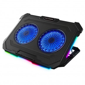 Rampage Sirius S46 15"-17" RGB Işıklı 2 Fanlı Yükseklik Ayarlı 125-125-15 2 USB Port Notebook Soğutu