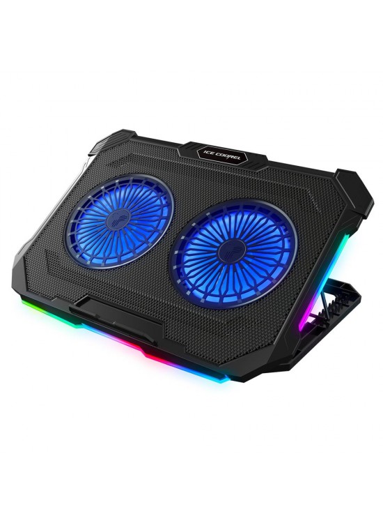 Rampage Sirius S46 RGB Işıklı 2 Fanlı Yükseklik Ayarlı 125 -125-15 2 USB Port Notebook Soğutucu Rampage Sirius S46 RGB Işıklı 2 Fanlı Yükseklik Ayarlı 125 -125-15 2 USB Port Notebook Soğutucu
