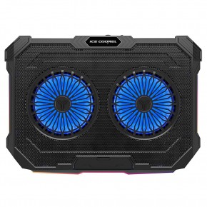 Rampage Sirius S46 15"-17" RGB Işıklı 2 Fanlı Yükseklik Ayarlı 125-125-15 2 USB Port Notebook Soğutu