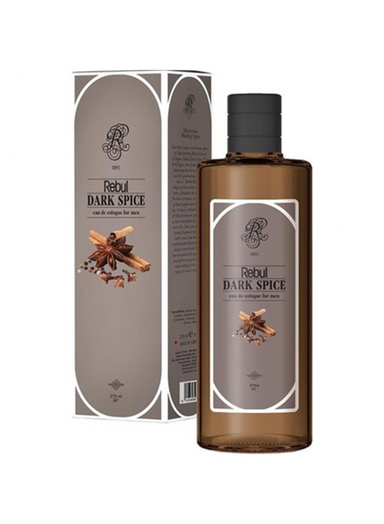 Rebul 250ml Dark Spice Kolonya Cam Şişe Rebul 250ml Dark Spice Kolonya Cam Şişe