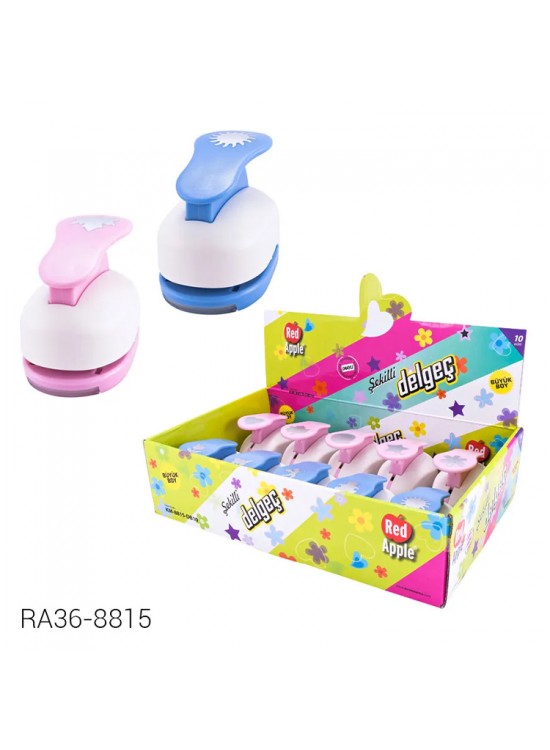 Red Apple Şekilli Delgeç Büyük Boy 4cm Karışık