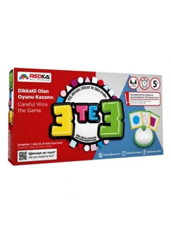 Redka 3 Te 3 Rd5481 Akıl, Zeka ve Strateji Oyunu, Kutu Oyunu