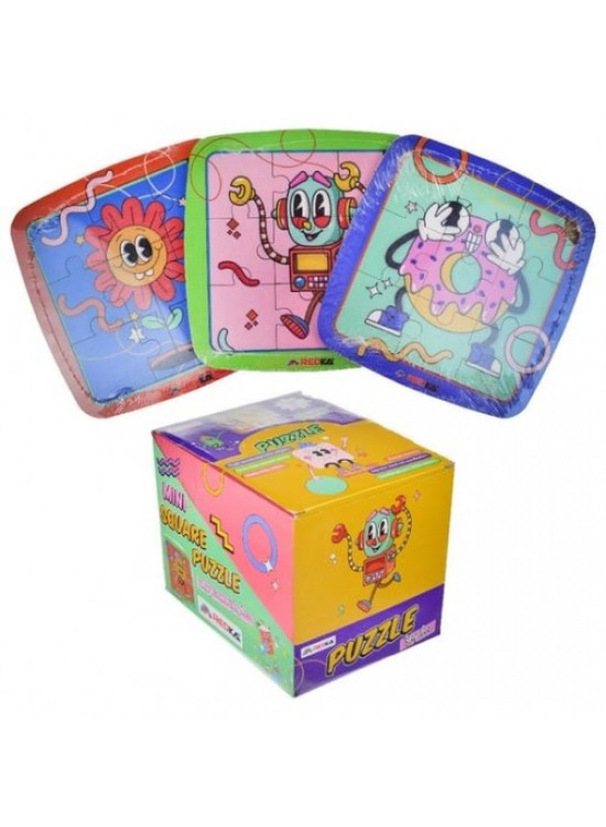 Redka Ahşap Kare Puzzle 9 Model