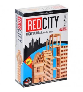 Redka Ahşap Yapı Blokları 50 Parça