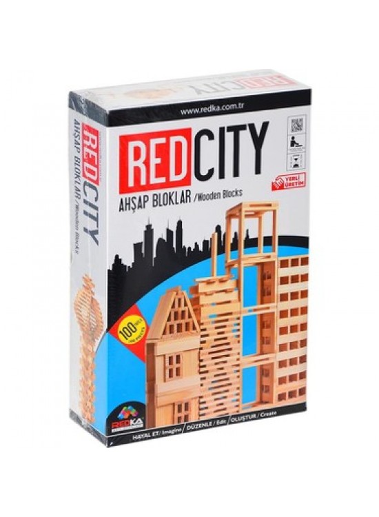 Redka Ahşap Yapı Blokları 50 Parça Redka Ahşap Yapı Blokları 50 Parça