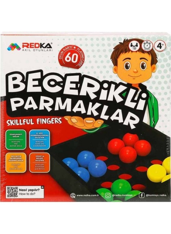 Redka Becerikli Parmaklar Rd5439 Akıl, Zeka ve Strateji Oyunu, Kutu Oyunu