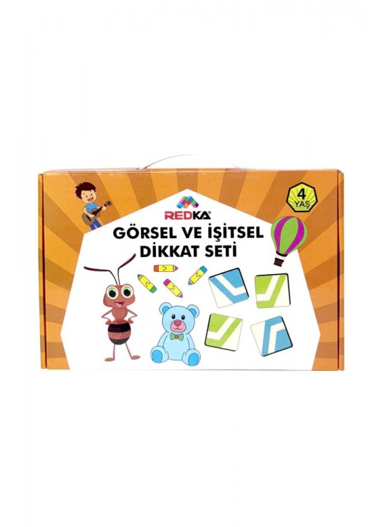 Redka Görsel Ve İşitsel Dikkat Seti 4 Yaş RD8672