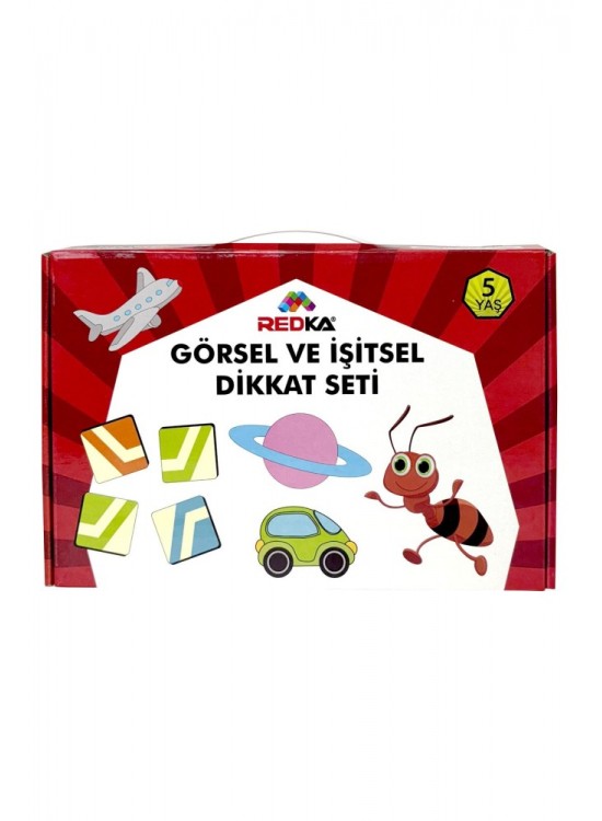 Redka Görsel Ve İşitsel Dikkat Seti 5 Yaş RD8673 Redka Görsel Ve İşitsel Dikkat Seti 5 Yaş RD8673
