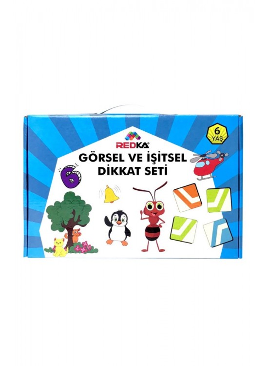 Redka Görsel Ve İşitsel Dikkat Seti 6 Yaş RD8674 Redka Görsel Ve İşitsel Dikkat Seti 6 Yaş RD8674