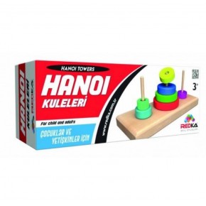 Redka Hanoi Kuleleri Rd5209 Akıl, Zeka ve Strateji Oyunu, Kutu Oyunu