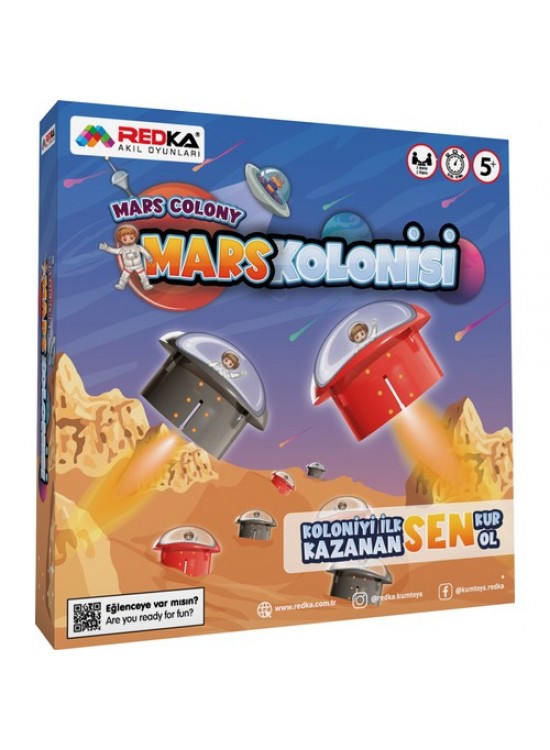 Redka Mars Kolonisi RD5622 Akıl, Zeka ve Strateji Oyunu, Kutu Oyunu
