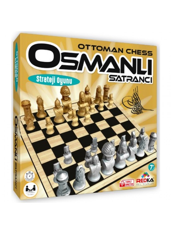 Redka Osmanlı Satrancı Akıl, Zeka ve Strateji Oyunu, Kutu Oyunu