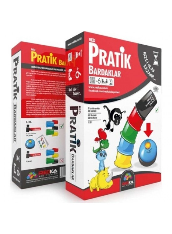 Redka Pratik Bardaklar Rd5208 Akıl, Zeka ve Strateji Oyunu, Kutu Oyunu
