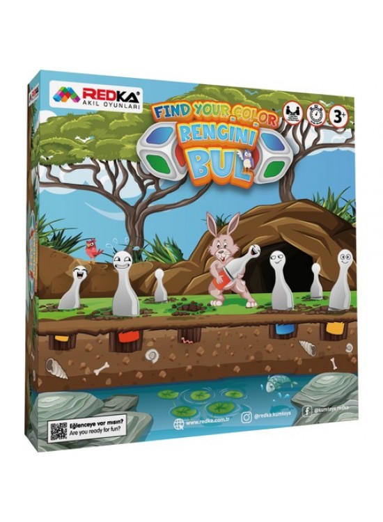 Redka Rengini Bul RD5475 Akıl, Zeka ve Strateji Oyunu, Kutu Oyunu