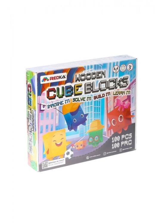 Redka Wooden Cubes Blocks
