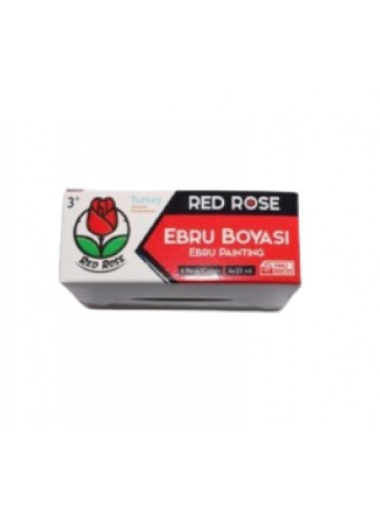 Redrose Ebru Boyası 6 Lı Redrose Ebru Boyası 6 Lı
