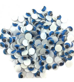 Renkli Oynar Göz Kirpikli 15Mm -1000- Laci