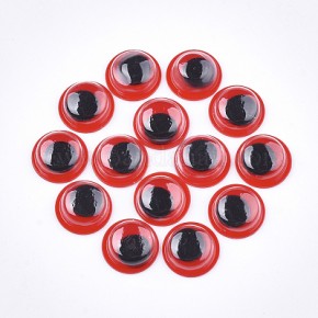 Renkli Oynar Göz Kirpiksiz 12mm-2000-Kırmızı