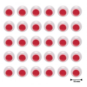 Renkli Oynar Göz Kirpiksiz 15Mm 1000 Li Kırm