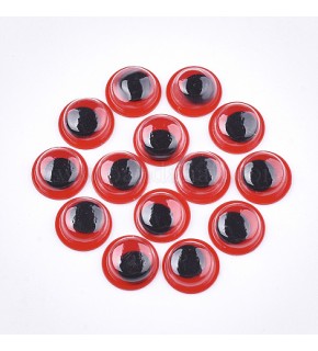 Renkli Oynar Göz Kirpiksiz 15Mm-2000-Kırmızı