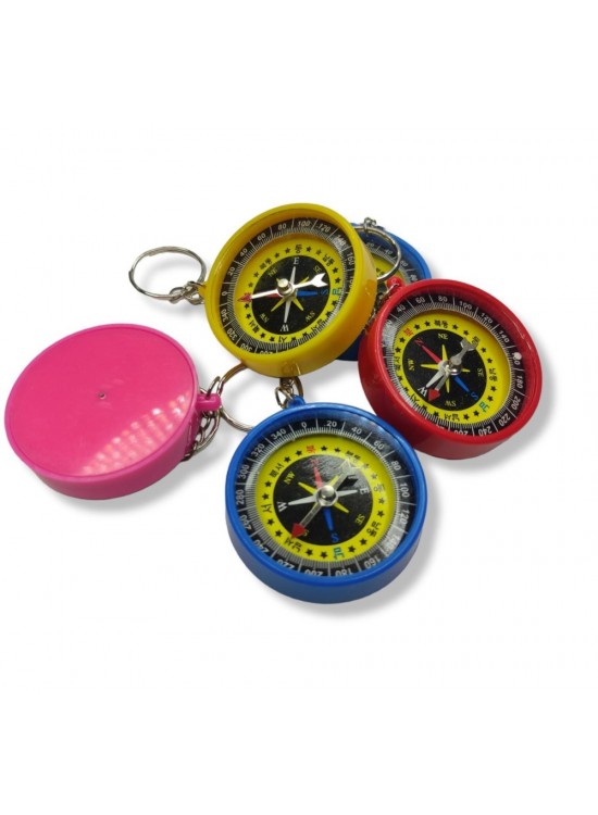 Renkli Pusula Anahtarlıklı 04682 (1 Adet)