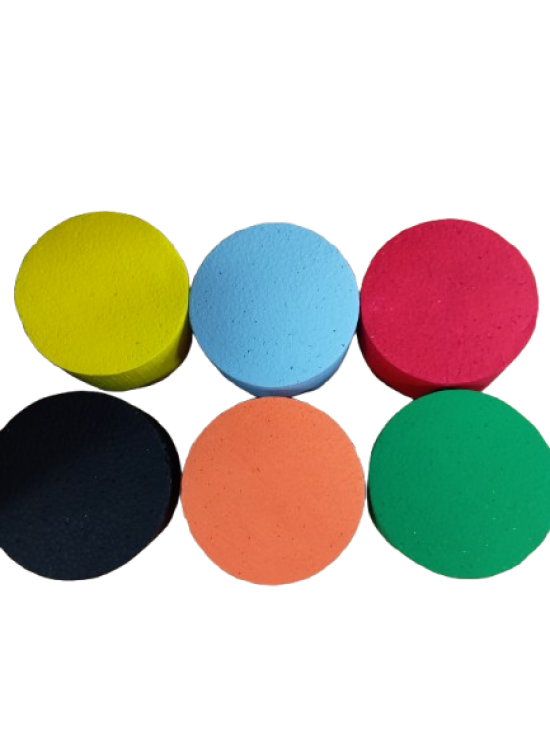 Renkli Silindir Strafor 6lı