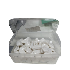 Renkli Taş Kutulu Beyaz T3703