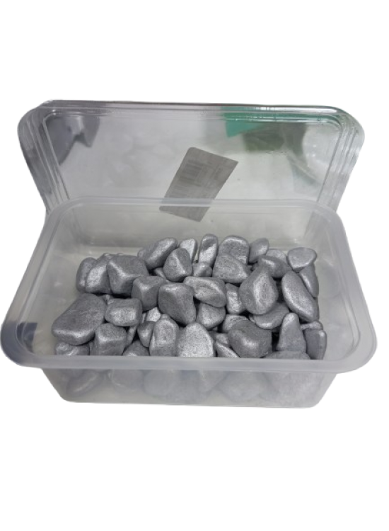 Renkli Taş Kutulu Gri