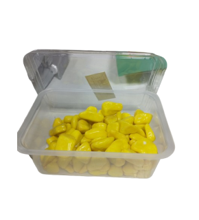 Renkli Taş Kutulu Sarı T3685