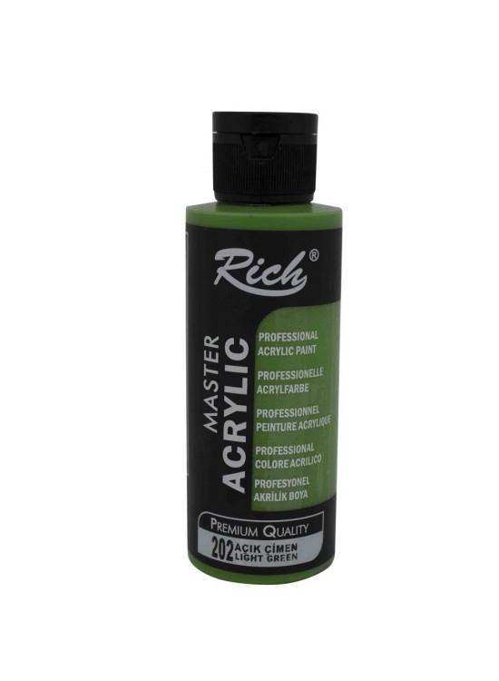 Rich Akrilik Boya Master 120 CC Açık Çimen 120-202