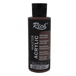Rich Akrilik Boya Master 120 CC Açık Kahve 120-220