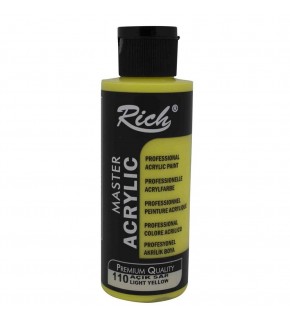Rich Akrilik Boya Master 120 CC Açık Sarı 110