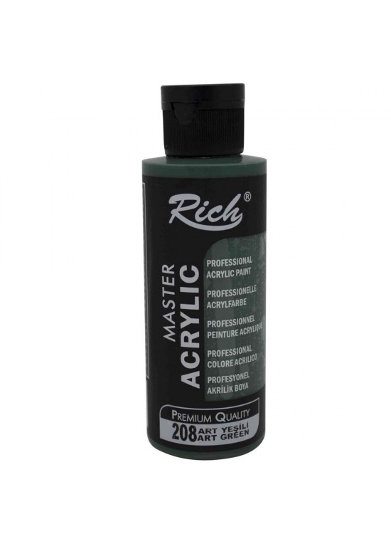 Rich Akrilik Boya Master 120 CC Art Yeşili 208