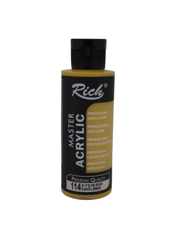 Rich Akrilik Boya Master 120 CC Ayçiçeği 120-114