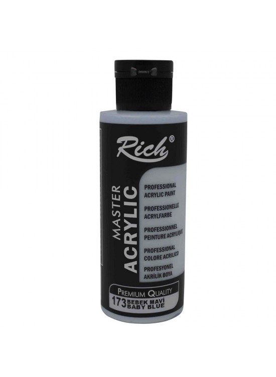 Rich Akrilik Boya Master 120 CC Bebek Mavi 173
