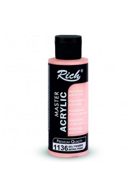 Rich Akrilik Boya Master 120 CC Bej Pembe 120-1136