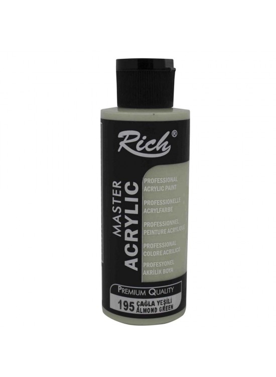 Rich Akrilik Boya Master 120 CC Çağla Yeşili 120-195