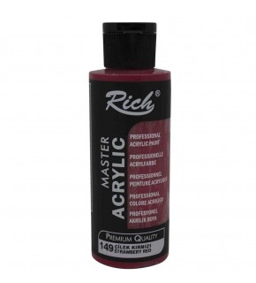 Rich Akrilik Boya Master 120 CC Çilek Kırmızı 120-149