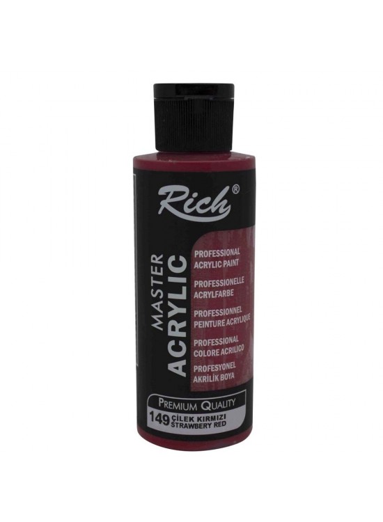 Rich Akrilik Boya Master 120 CC Çilek Kırmızı 120-149