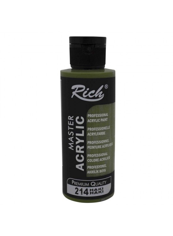 Rich Akrilik Boya Master 120 CC Haki 120-214