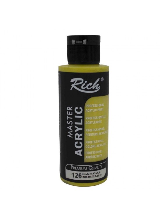 Rich Akrilik Boya Master 120 CC Hardal 120-126 Rich Akrilik Boya Master 120 CC Hardal 120-126