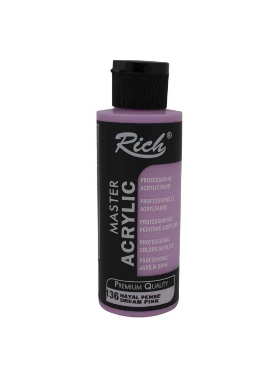 Rich Akrilik Boya Master 120 CC Hayal Pembe 120-136